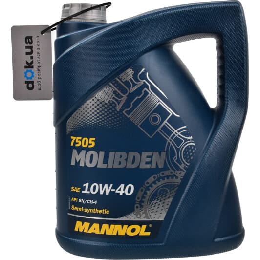 Mannol Molibden 10W-40 (5 л) моторное масло