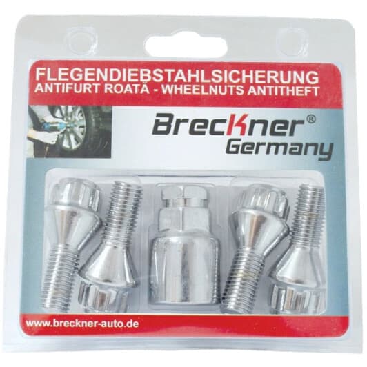 Комплект болтов-секреток с ключом Breckner bk87301