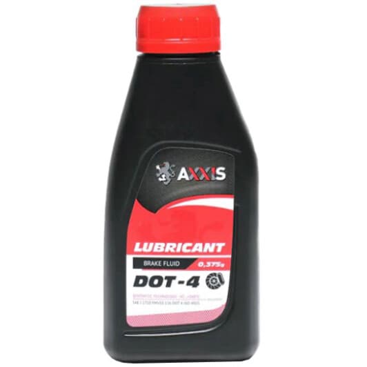 Тормозная жидкость Axxis DOT 4 пластик