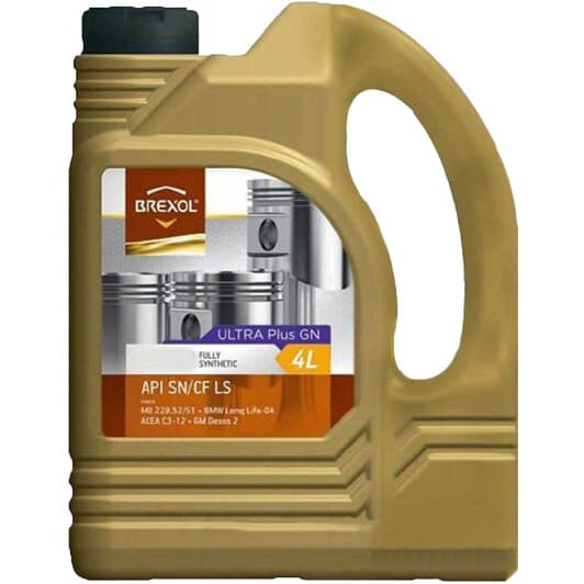 Brexol Ultra Plus GN 5W-40 (4 л) моторна олива
