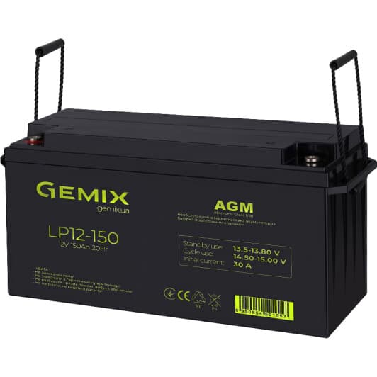 Аккумулятор для ИБП Gemix LP12-150 10630086 150 Ач 12 В