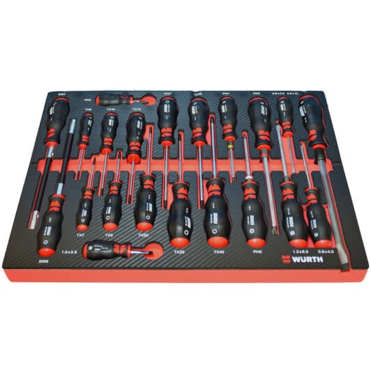 Набор отверток Würth 0965905916 21 шт.