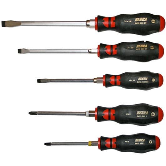 Набор отверток ударных Würth Zebra 06139015 5 шт.