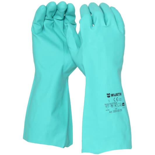 Рукавички побутові Würth нітрилові блакитні