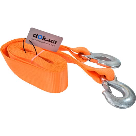 Трос буксирувальний Дорожная Карта DK46PE850 стрічка 8 т 5 м