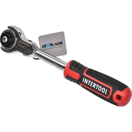 Трещотка Intertool ET-8009 с шарниром 1/2" 72 зубца 250 мм