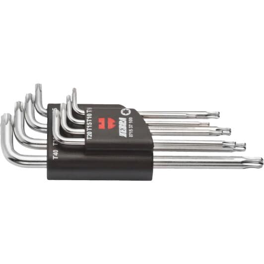 Набор ключей TORX Würth Zebra 071537100 T9-T40 с шарообразным наконечником 8 шт