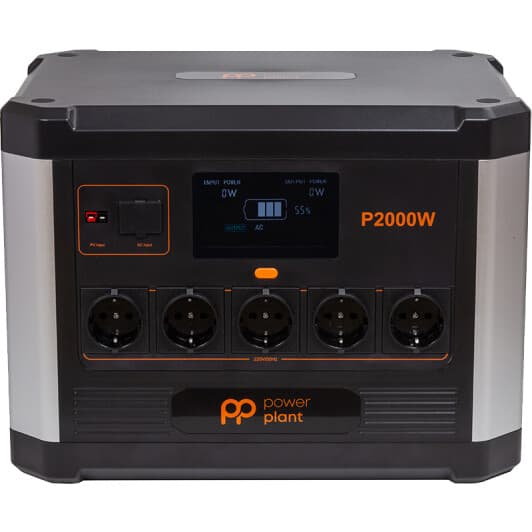 Зарядная станция PowerPlant P2000W 2000 W 1843 Wh / 512000 mAh