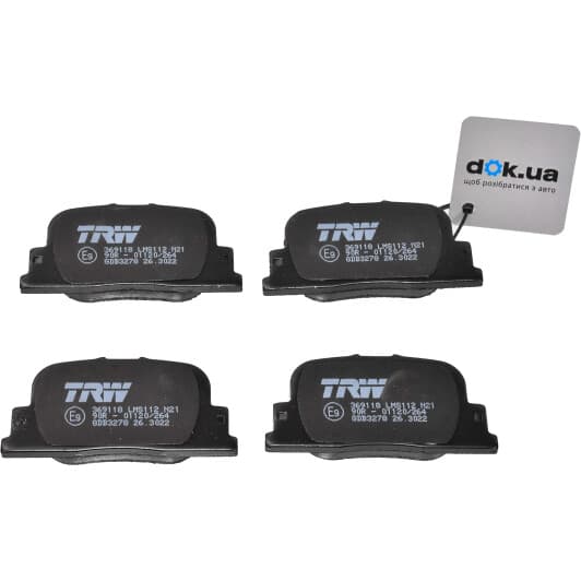 GDB3278 TRW Гальмівні колодки