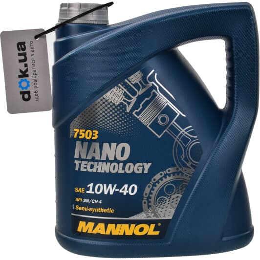 Mannol Nano Technology 10W-40 (4 л) моторное масло
