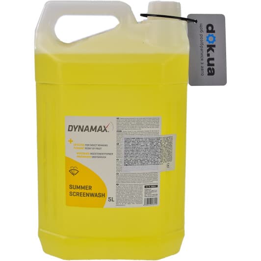 Омыватель стекла Dynamax летний 0 °С лимон (5 л)
