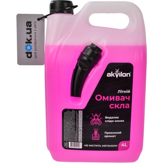 Омыватель стекла Akvilon Summer +PS летний (4 л)