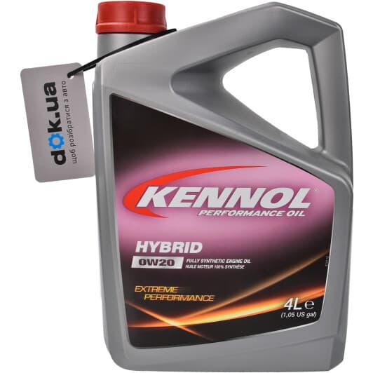 Kennol Hybrid 0W-20 (4 л) моторна олива
