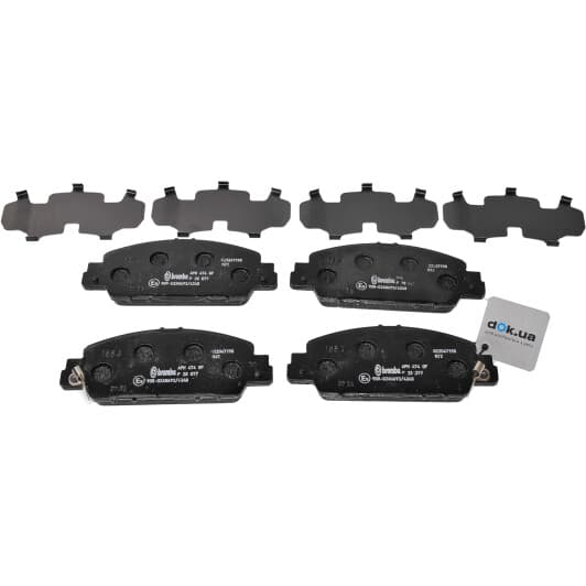 P28077 Brembo Гальмівні колодки