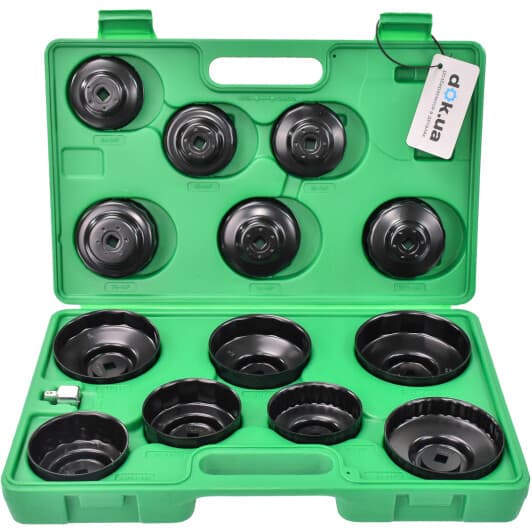 Набір ключів для знімання масляних фільтрів Toptul JGAI1401 13 шт