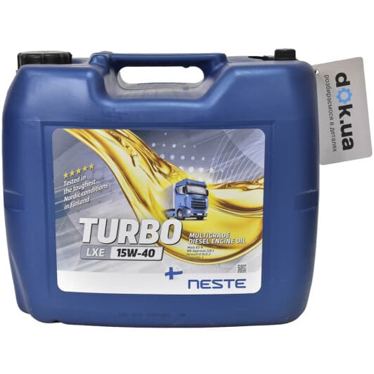 Neste Turbo LXE 15W-40 (20 л) моторное масло