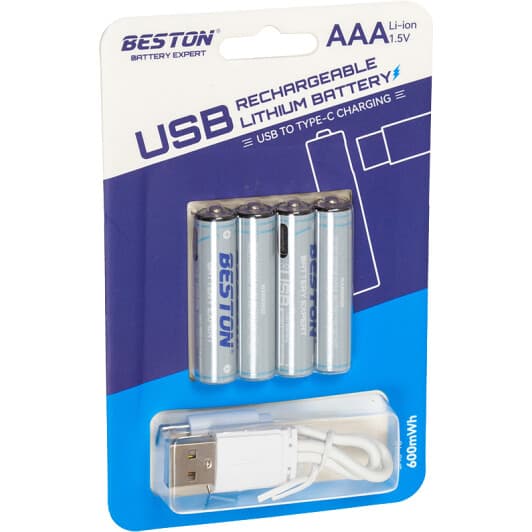 Аккумуляторная батарейка Beston AA620272 400 mAh 4 шт
