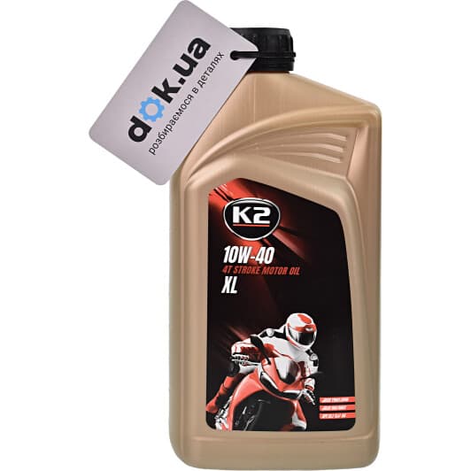 Моторна олива 4Т K2 Stroke Motor Oil XL 10W-40 синтетична