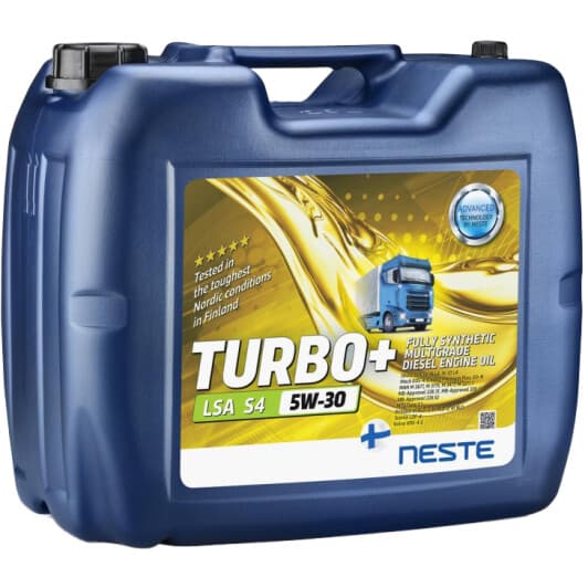 Neste Turbo+ LSA S4 5W-30 моторное масло