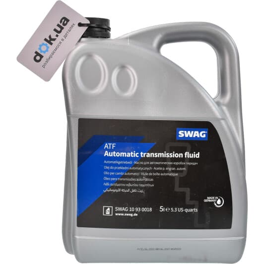 SWAG ATF Dexron III / Dexron III-H (5 л) трансмісійна олива