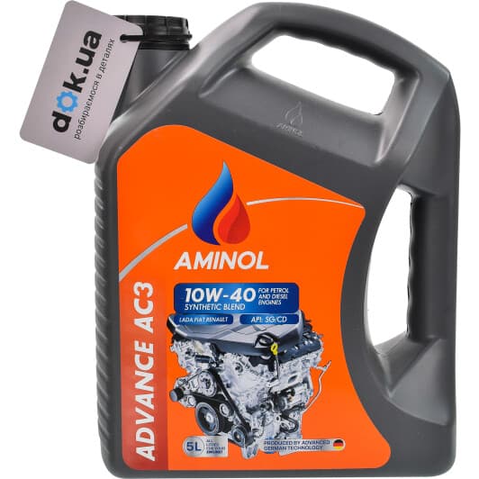 Aminol Advance AC3 10W-40 (5 л) моторна олива
