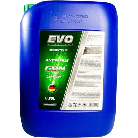 EVO GRN G11 зеленый 20 л концентрат антифриза