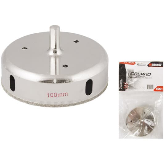 Свердло Granite трубчасте по плитці та склу 201201 100 мм