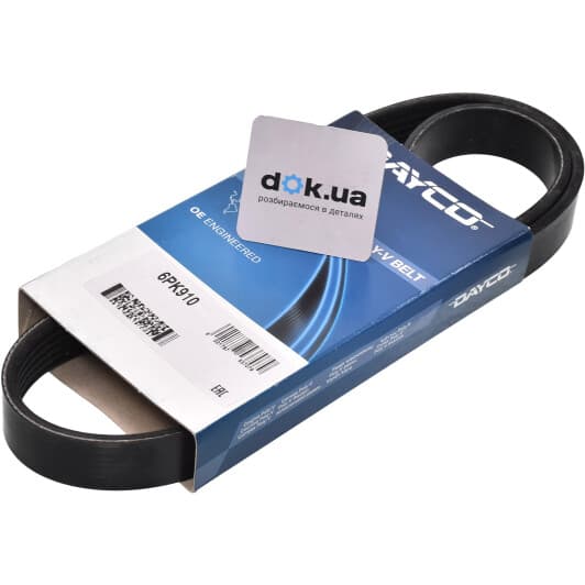 6PK910 Dayco Поликлиновой ремень