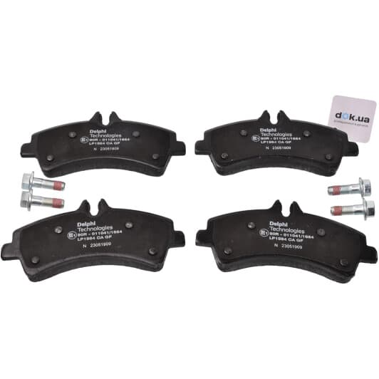 LP1984 Delphi Тормозные колодки
