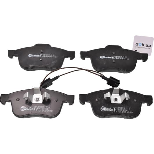 P 23 132 Brembo Гальмівні колодки