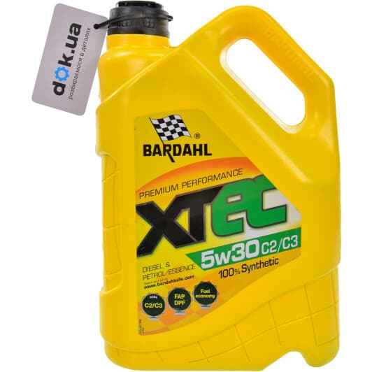 Bardahl XTEC C2/C3 5W-30 (5 л) моторна олива