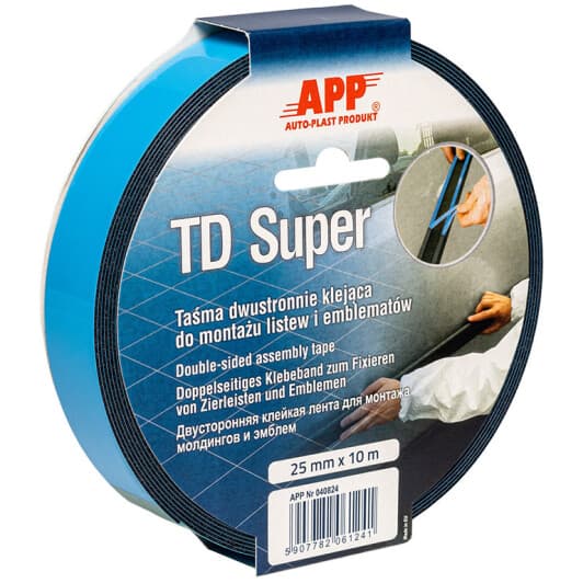 Двухсторонний скотч App TD Super 040824 25 мм х 10 м