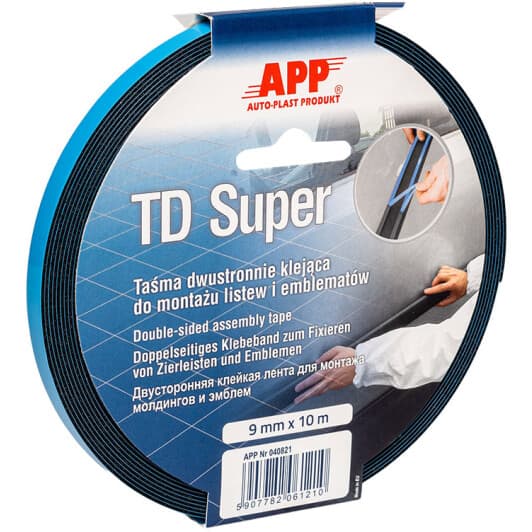 Двосторонній скотч App TD Super 040821 9 мм Х 10 м