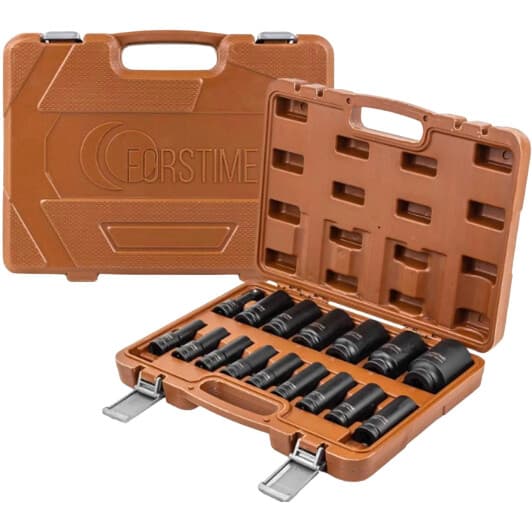 Набір торцевих головок Forstime FT-4177-5MPB 1/2" (16 пр.)