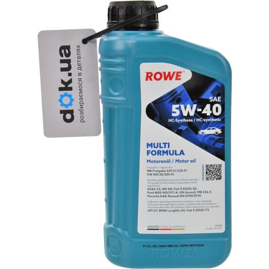 Rowe Multi Formula 5W-40 (1 л) моторное масло