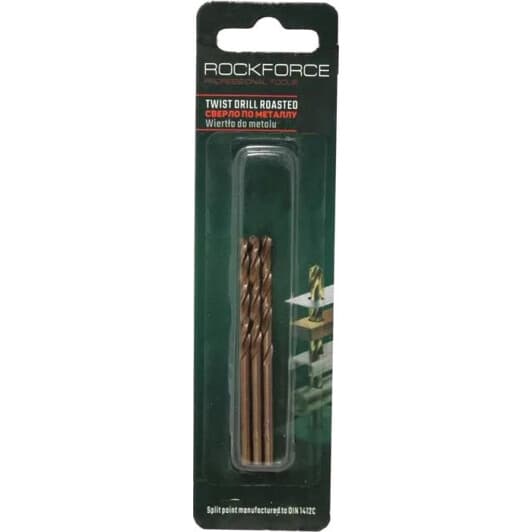 Набір свердл Rockforce спіральних по металу RF-DS3964 3.6 мм 3 шт.