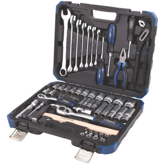 Набор инструментов Scheppach SCH-4742-5 1/2", 1/4" 74 шт.