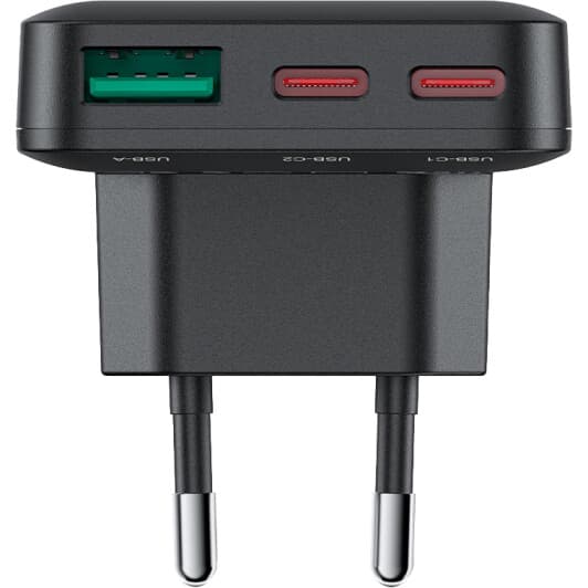 Мережевий зарядний пристрій Acefast GaN 6974316283492 65 Вт