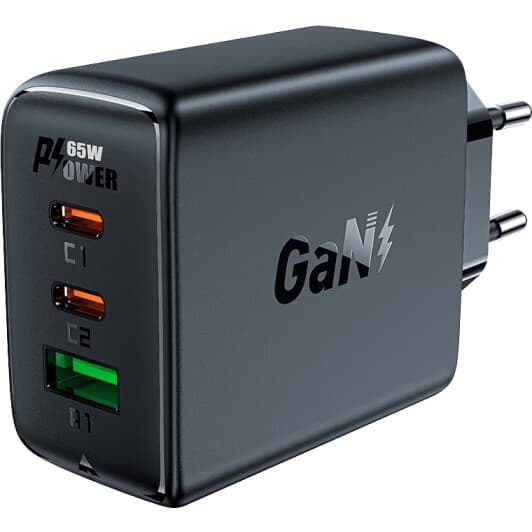 Сетевое зарядное устройство Acefast GaN AFA41B 65 Вт