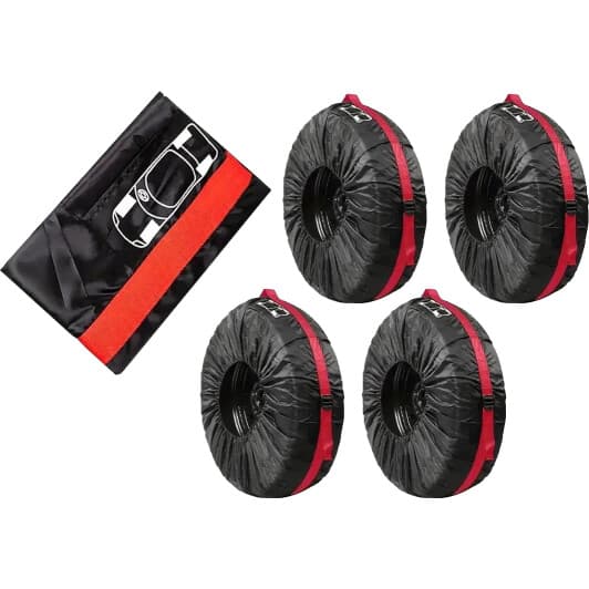 Комплект чохлів для коліс Poputchik 16-002/4шт для діаметра R17-R20