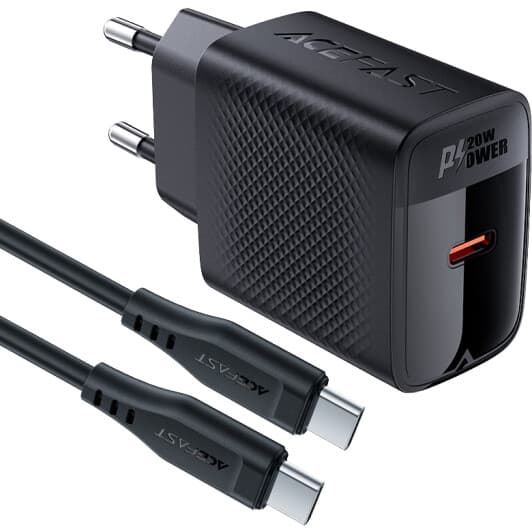 Сетевое зарядное устройство Acefast GaN 6974316280057 20 Вт