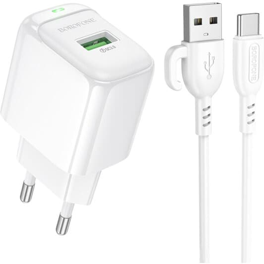 Сетевое зарядное устройство Borofone BAS42A Potential BAS42ACW 18 Вт