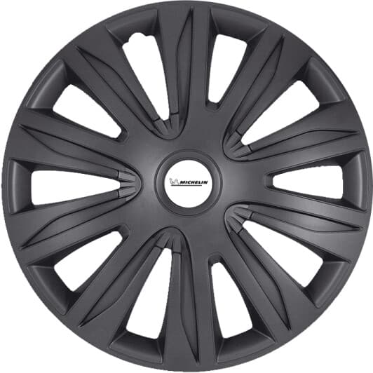 Комплект ковпаків на колеса Michelin Nardo колір чорний з карбоновою обробкою