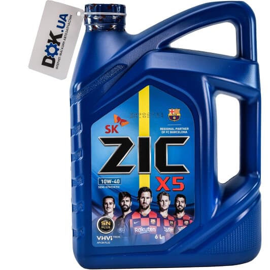 ZIC X5 10W-40 (6 л) моторна олива