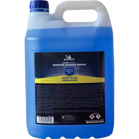 Омыватель стекла Michelin Winter Screen Wash зимний -20°С лимон (5 л)