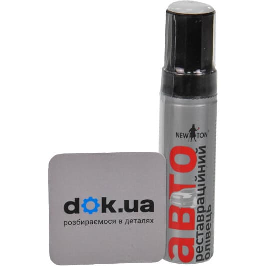 Реставраційний олівець New Ton глянцевий Blanc Glacier 369 Сріблястий металік для Renault