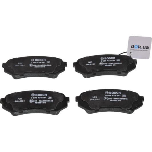 0 986 424 641 Bosch Гальмівні колодки