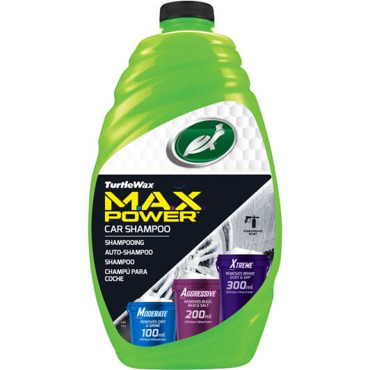 Автошампунь Turtle Wax M.A.X Power воск