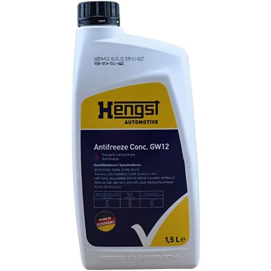 Концентрат антифриза Hengst Filter GW12 G12/G12+ фиолетовый