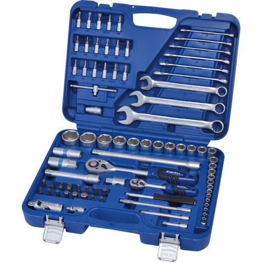 Набір бит та торцевих головок з тримачем та тріскачкою King Roy 30159-082 16 шт.